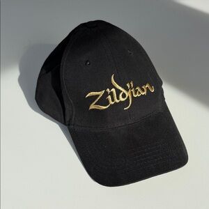 Zildjian Drums Black and Gold Classic Baseball Cap
